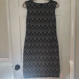 Peserico Sleeveless Knit Printed Sheath Dress
